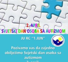 U utorak obilježavaju Svjetski dan osoba sa autizmom