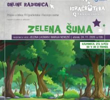 Narednog utorka online radionica Zelena šuma