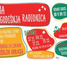 Novogodišnje radionice subotom u Biblioteci “Radosav Ljumović”