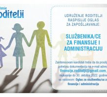 Zapošljavamo službenika/cu za finansije i administraciju