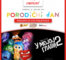 Porodični dan u subotu u Cineplexxu