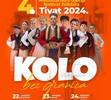 Međunarodni dječji festival folklora “Kolo bez granica” od četvrtka u Tivtu