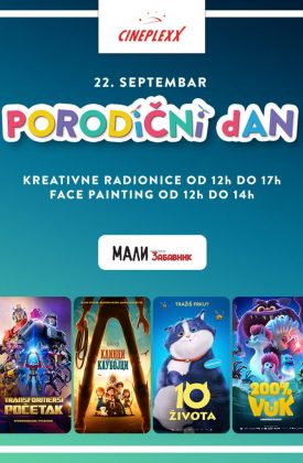 Četiri filma za najmlađe u nedjelju u Cineplexxu