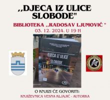 Sjutra promocija zbornika “Djeca iz Ulice slobode”