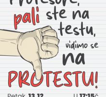 U petak protest ispred podgoričke Gimnazije: Profesore i direktorka, pali ste na testu